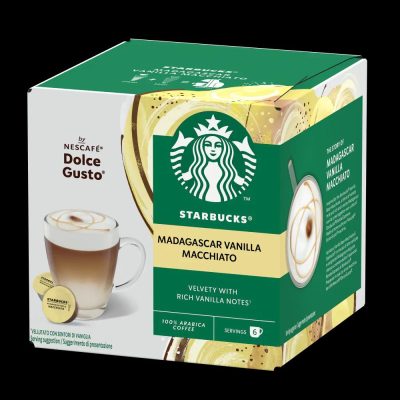 Starbucks Vanilla Macchiato Madagascar 12 Kapseln für Nescafé Dolce Gusto