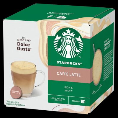 Starbucks Caffé Latte 12 Kapseln für Nescafé Dolce Gusto