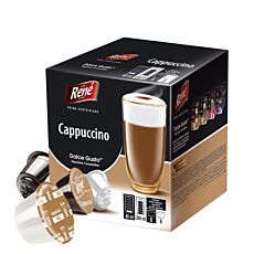 Cappuccino – René 16 Kapseln für Dolce Gusto
