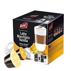 Vanilla Latte Macchiato – René 16 Kapseln für Dolce Gusto