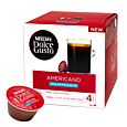 Nescafé Americano Kafeinsiz Nescafé Dolce Gusto için 16 kapsül